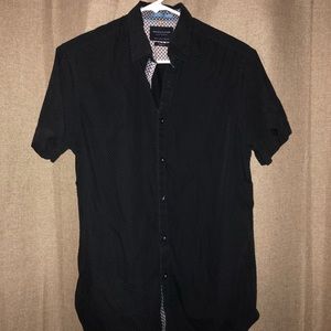 Men’s Denim & Flower button down